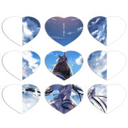 Магнитные фотопазлы Сердце 50 на 50 набор 9 штук 