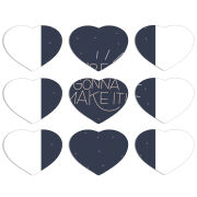 Магнитные фотопазлы Сердце 50 на 50 набор 9 штук 