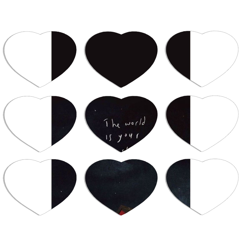 Магнитные фотопазлы Сердце 50 на 50 набор 9 штук 