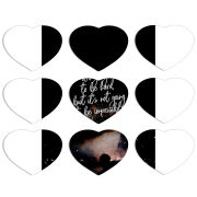 Магнитные фотопазлы Сердце 50 на 50 набор 9 штук 