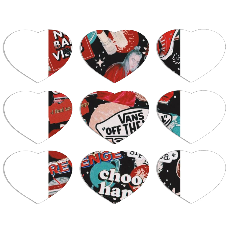 Магнитные фотопазлы Сердце 50 на 50 набор 9 штук 