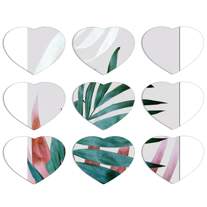 Магнитные фотопазлы Сердце 50 на 50 набор 9 штук 