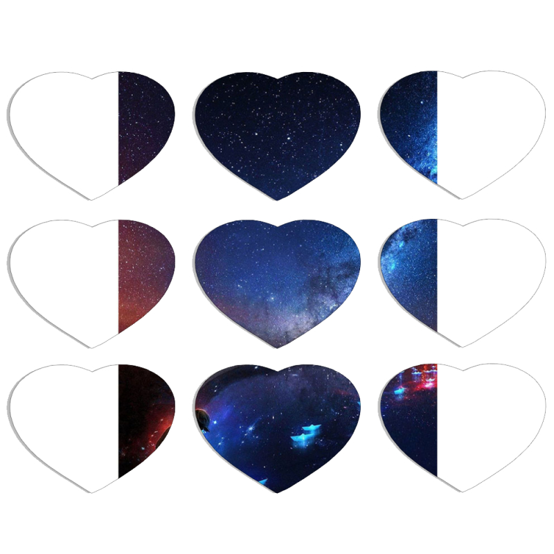 Магнитные фотопазлы Сердце 50 на 50 набор 9 штук 