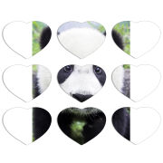 Магнитные фотопазлы Сердце 50 на 50 набор 9 штук 