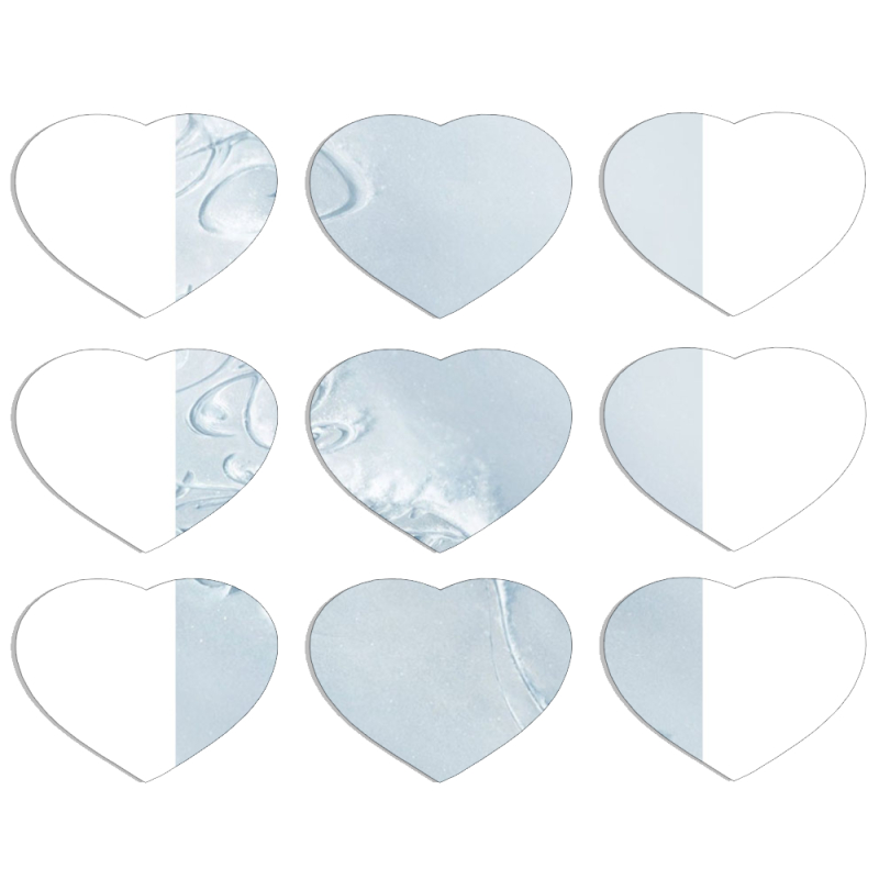 Магнитные фотопазлы Сердце 50 на 50 набор 9 штук 