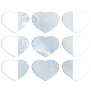 Магнитные фотопазлы Сердце 50 на 50 набор 9 штук 