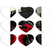 Магнитные фотопазлы Сердце 50 на 50 набор 9 штук 