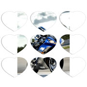 Магнитные фотопазлы Сердце 50 на 50 набор 9 штук 