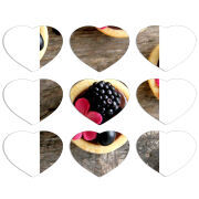 Магнитные фотопазлы Сердце 50 на 50 набор 9 штук 