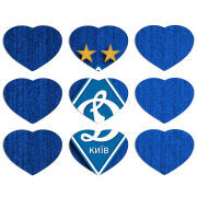 Магнитные фотопазлы Сердце 50 на 50 набор 9 штук Динамо Киев