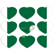 Магнитные фотопазлы Сердце 50 на 50 набор 9 штук 