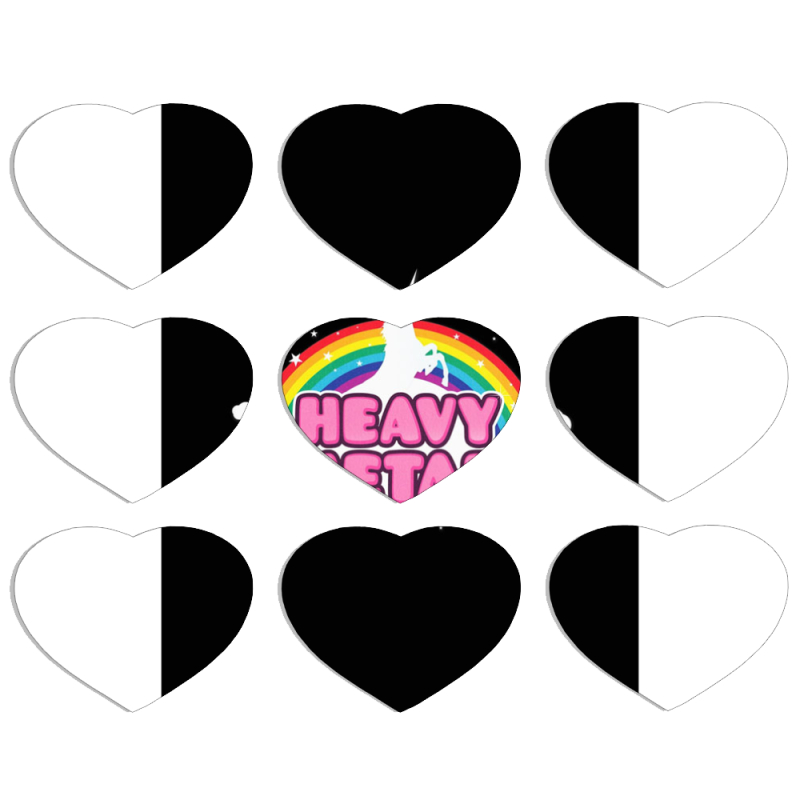 Магнитные фотопазлы Сердце 50 на 50 набор 9 штук 