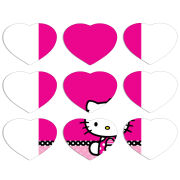 Магнитные фотопазлы Сердце 50 на 50 набор 9 штук 