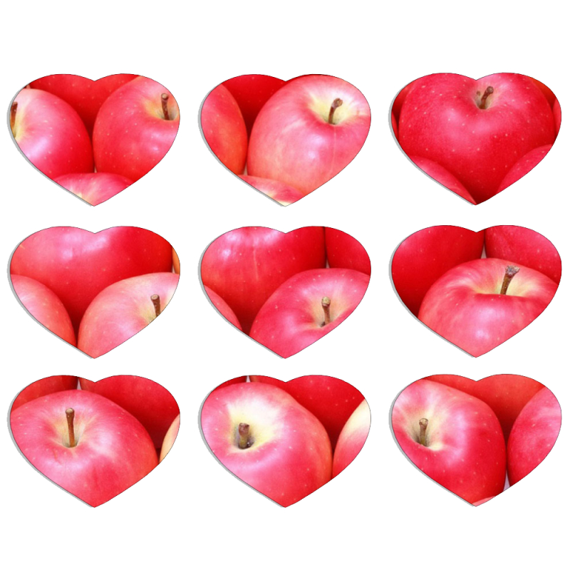 Магнитные фотопазлы Сердце 50 на 50 набор 9 штук 