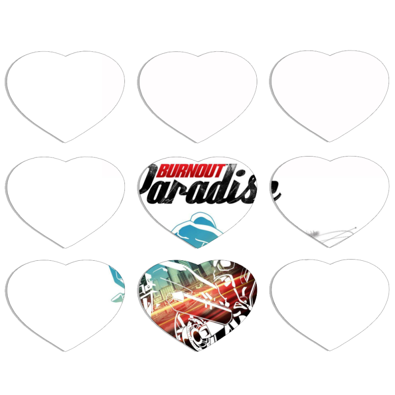 Магнитные фотопазлы Сердце 50 на 50 набор 9 штук 