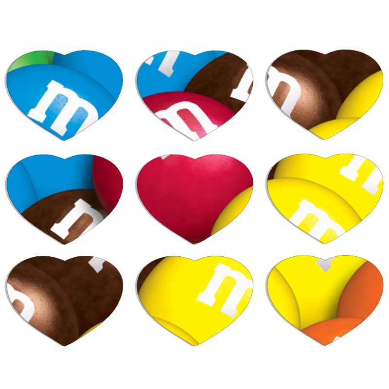 Магнитные фотопазлы Сердце 50 на 50 набор 9 штук 