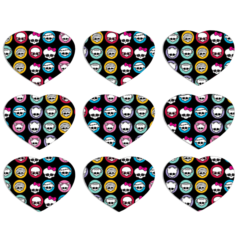 Магнитные фотопазлы Сердце 50 на 50 набор 9 штук 