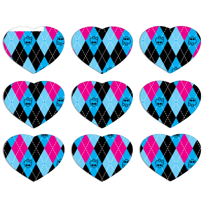 Магнитные фотопазлы Сердце 50 на 50 набор 9 штук 