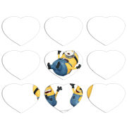 Магнитные фотопазлы Сердце 50 на 50 набор 9 штук 