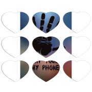 Магнитные фотопазлы Сердце 50 на 50 набор 9 штук 