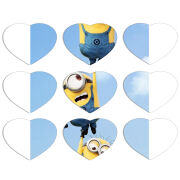 Магнитные фотопазлы Сердце 50 на 50 набор 9 штук 