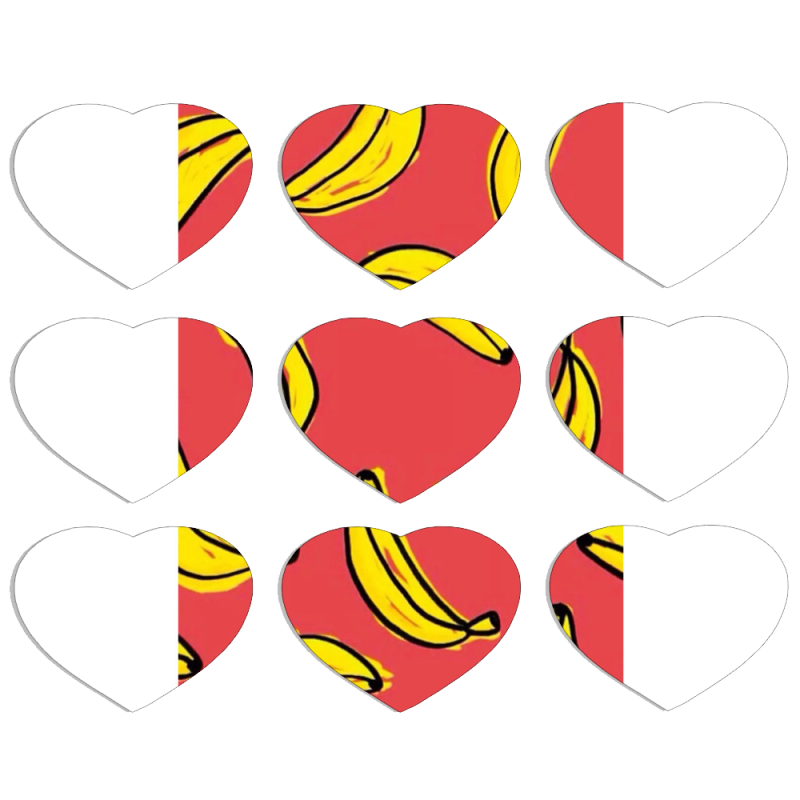 Магнитные фотопазлы Сердце 50 на 50 набор 9 штук 