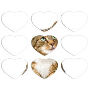 Магнитные фотопазлы Сердце 50 на 50 набор 9 штук 