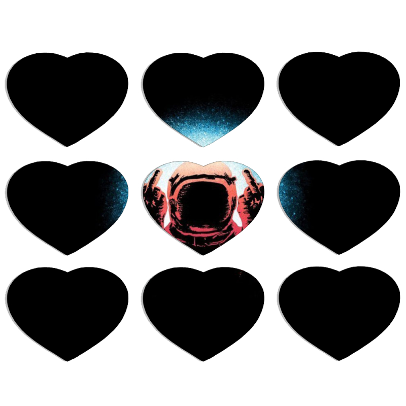 Магнитные фотопазлы Сердце 50 на 50 набор 9 штук 