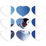 Магнитные фотопазлы Сердце 50 на 50 набор 9 штук 