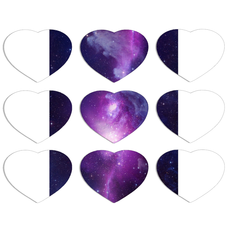 Магнитные фотопазлы Сердце 50 на 50 набор 9 штук 