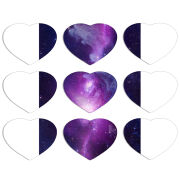 Магнитные фотопазлы Сердце 50 на 50 набор 9 штук 