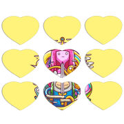 Магнитные фотопазлы Сердце 50 на 50 набор 9 штук 