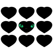 Магнитные фотопазлы Сердце 50 на 50 набор 9 штук 