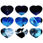 Магнитные фотопазлы Сердце 50 на 50 набор 9 штук 