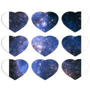 Магнитные фотопазлы Сердце 50 на 50 набор 9 штук 
