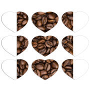 Магнитные фотопазлы Сердце 50 на 50 набор 9 штук 