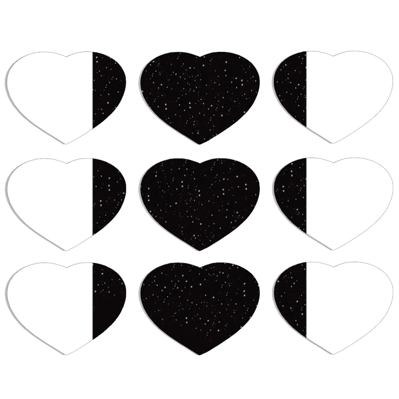 Магнитные фотопазлы Сердце 50 на 50 набор 9 штук 