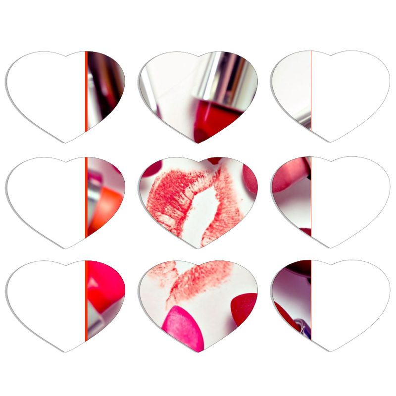 Магнитные фотопазлы Сердце 50 на 50 набор 9 штук 