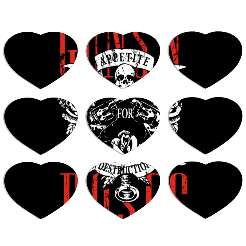 Магнитные фотопазлы Сердце 50 на 50 набор 9 штук 