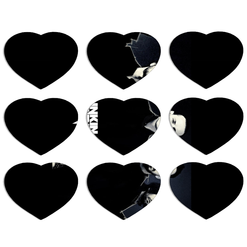 Магнитные фотопазлы Сердце 50 на 50 набор 9 штук 