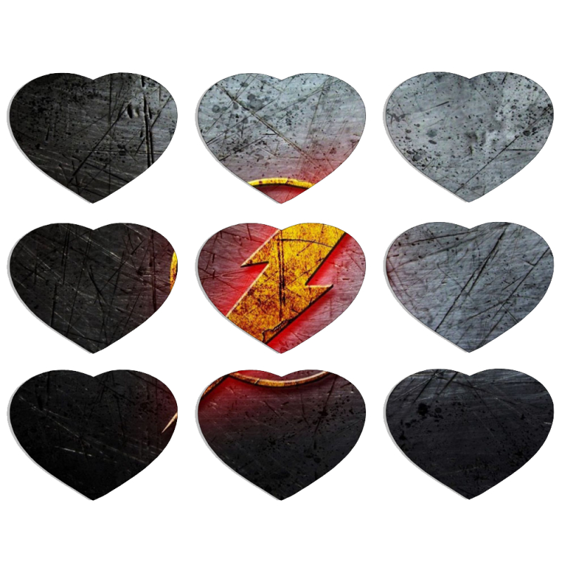 Магнитные фотопазлы Сердце 50 на 50 набор 9 штук 