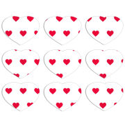 Магнитные фотопазлы Сердце 50 на 50 набор 9 штук 