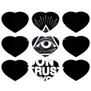 Магнитные фотопазлы Сердце 50 на 50 набор 9 штук Dont Trust Anyone