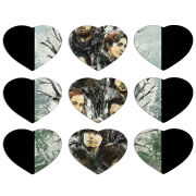 Магнитные фотопазлы Сердце 50 на 50 набор 9 штук 