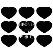 Магнитные фотопазлы Сердце 50 на 50 набор 9 штук 