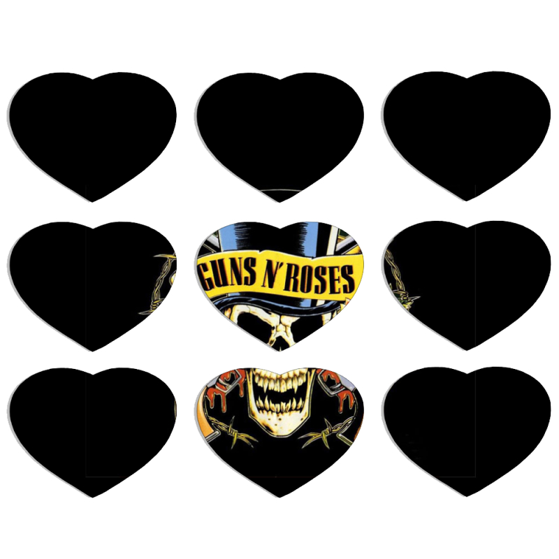 Магнитные фотопазлы Сердце 50 на 50 набор 9 штук 