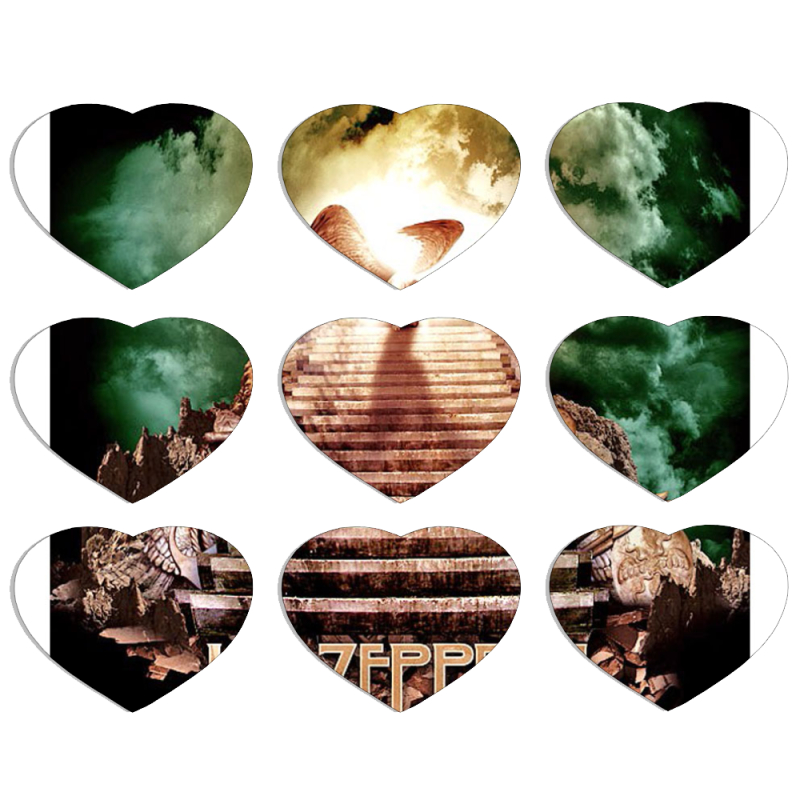 Магнитные фотопазлы Сердце 50 на 50 набор 9 штук 