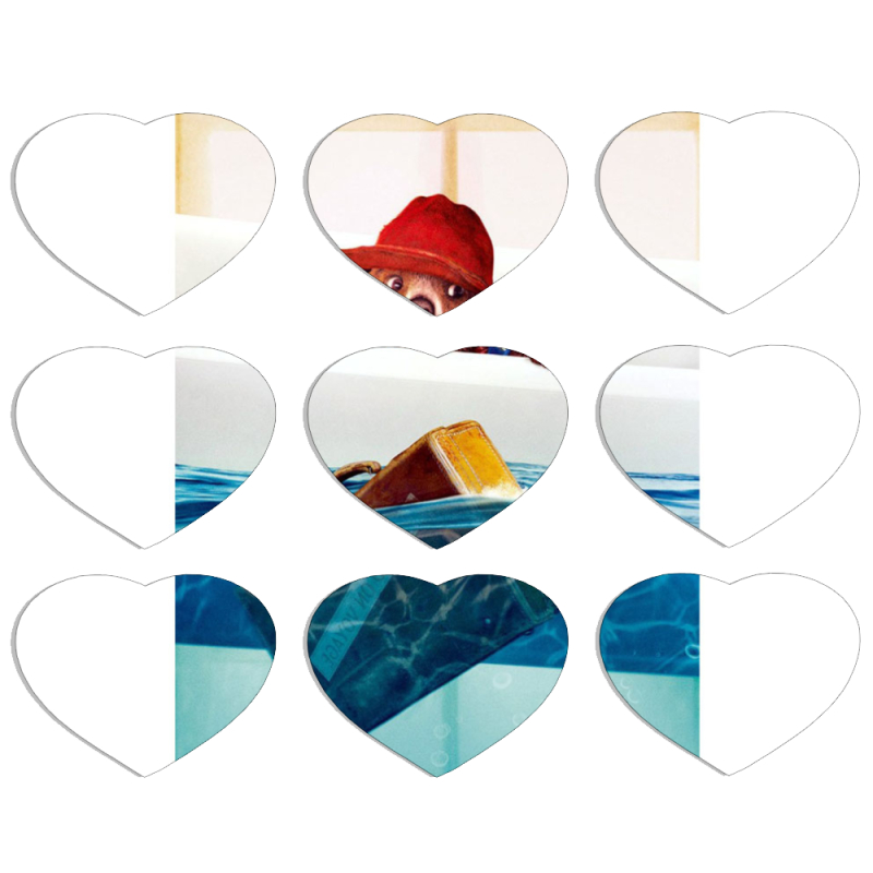 Магнитные фотопазлы Сердце 50 на 50 набор 9 штук 
