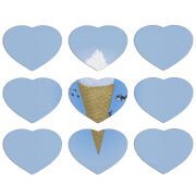 Магнитные фотопазлы Сердце 50 на 50 набор 9 штук 