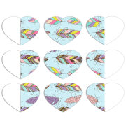 Магнитные фотопазлы Сердце 50 на 50 набор 9 штук 